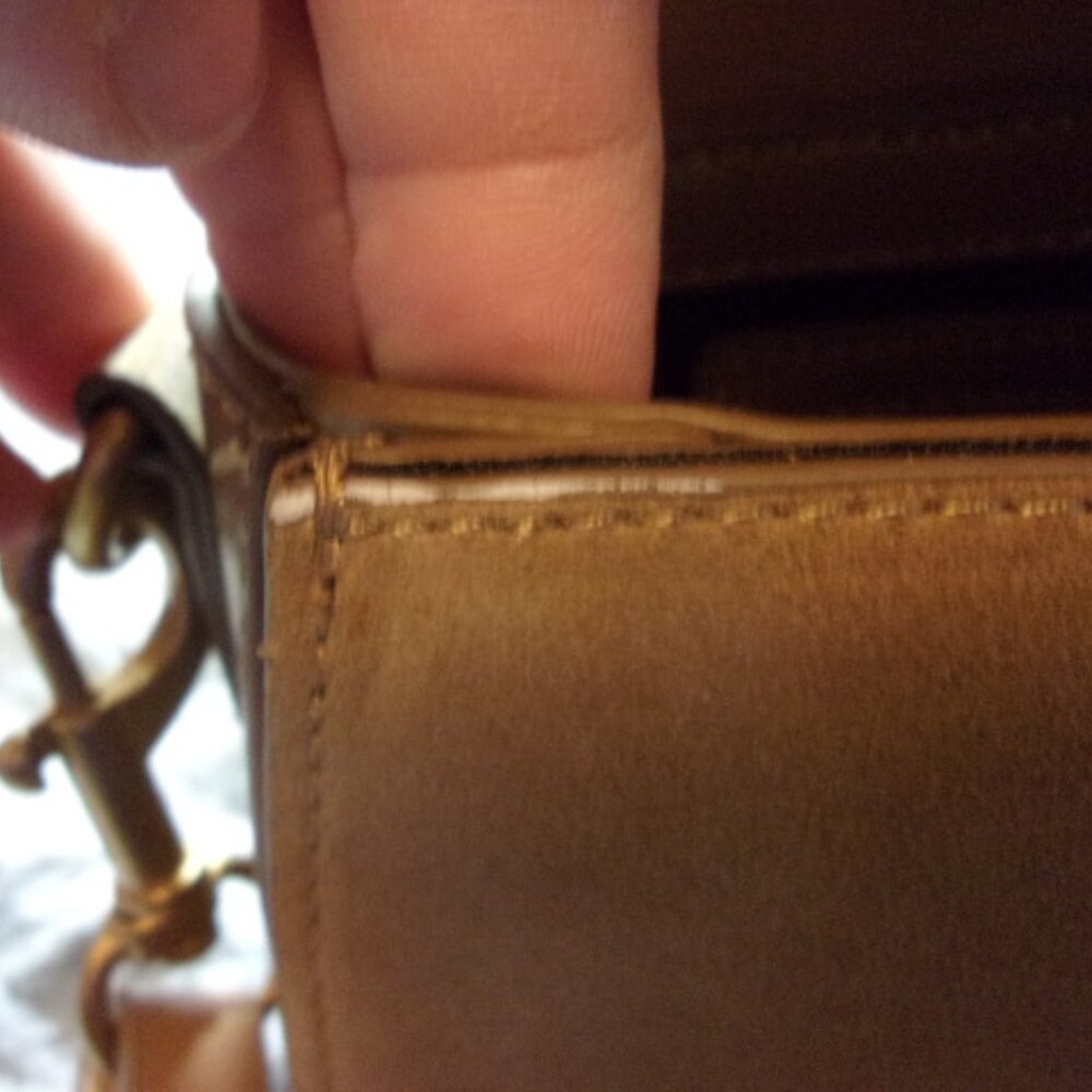 E-106 ZARA SPLIT SUEDE/LEATHER CROSSBODY BAG - Picture 13 of 14